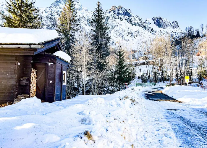 Snowflake With Garden Chalet