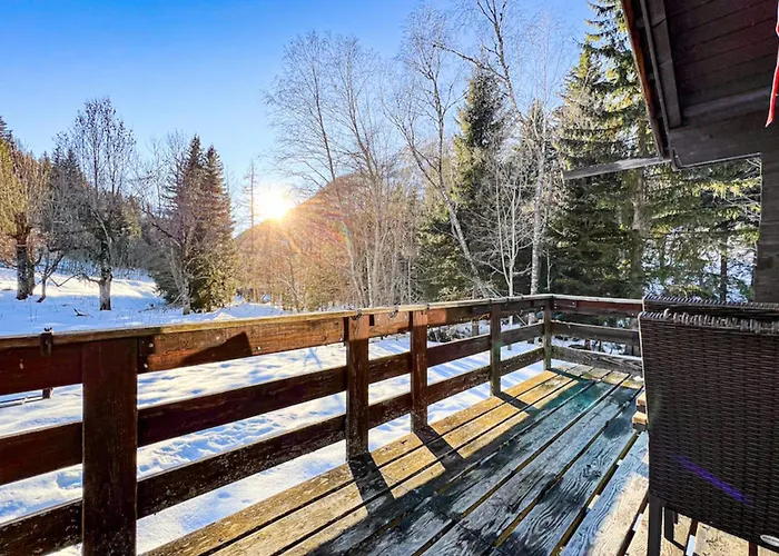 Chalet Snowflake With Garden